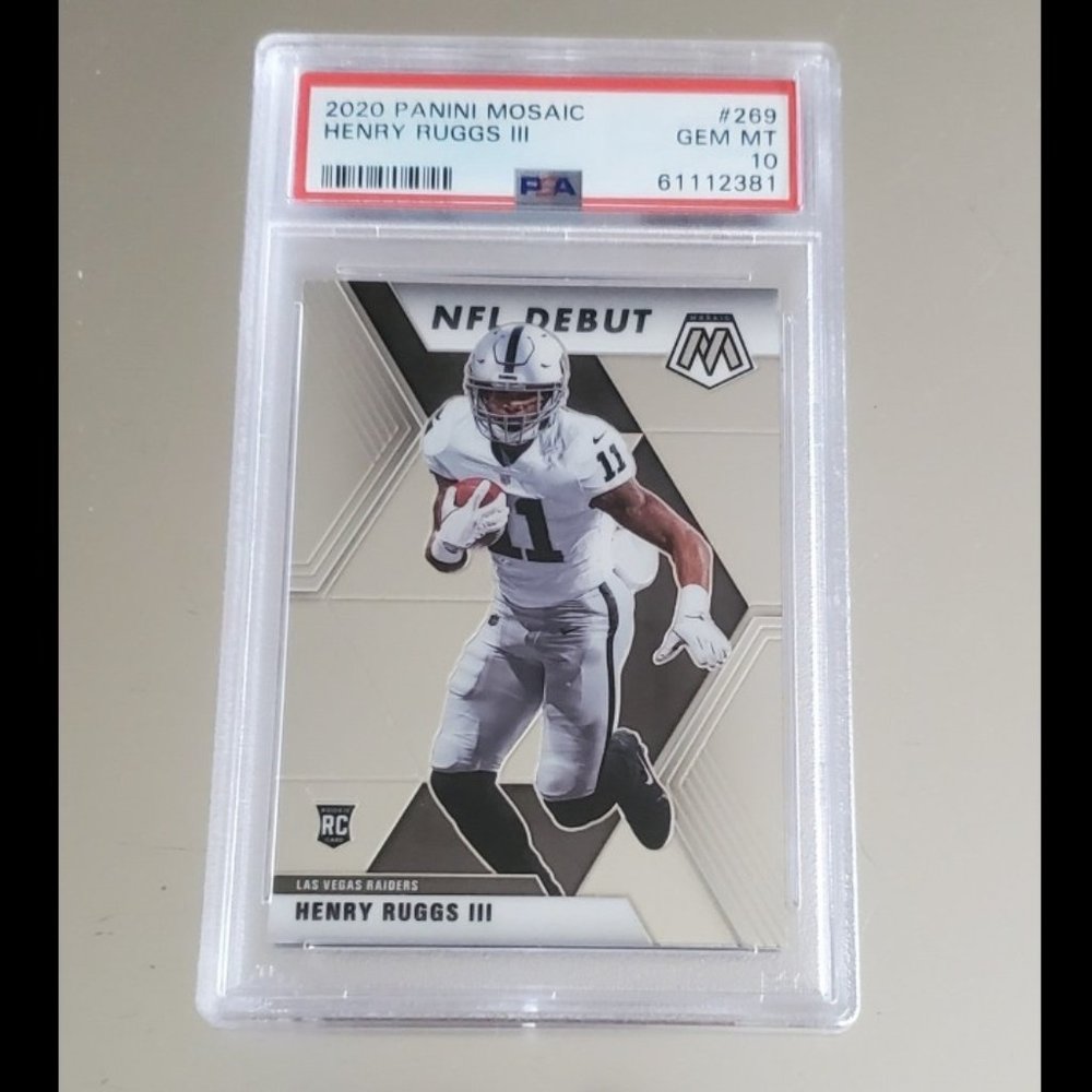 Las Vegas Raiders Graded Trading Card PSA 10 GEM Mint